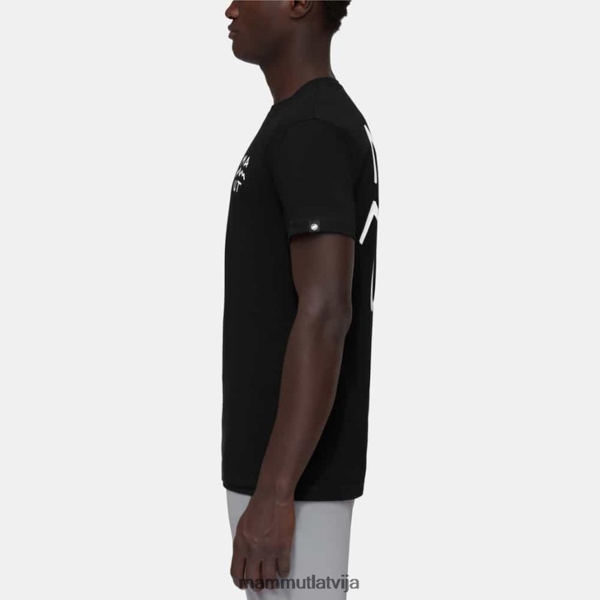 apģērbs Mammut Masone T-krekla uzraksti melns vīriešiem 2TN48T110