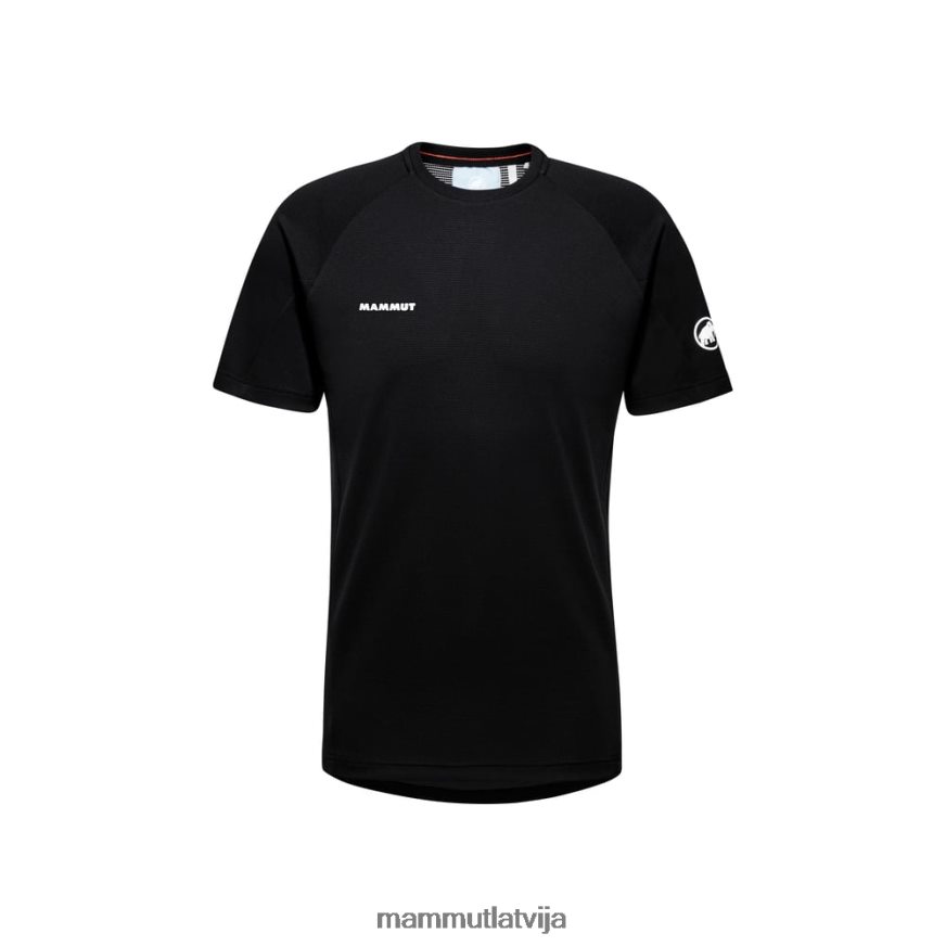 apģērbs Mammut aegility fl t-krekls melns vīriešiem 2TN48T239