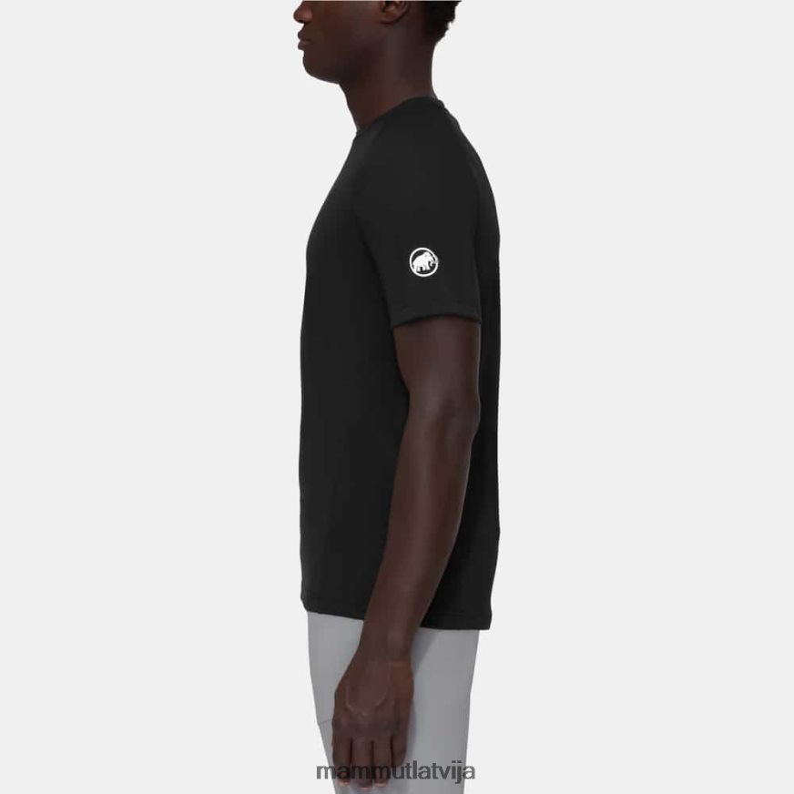 apģērbs Mammut aegility fl t-krekls melns vīriešiem 2TN48T239