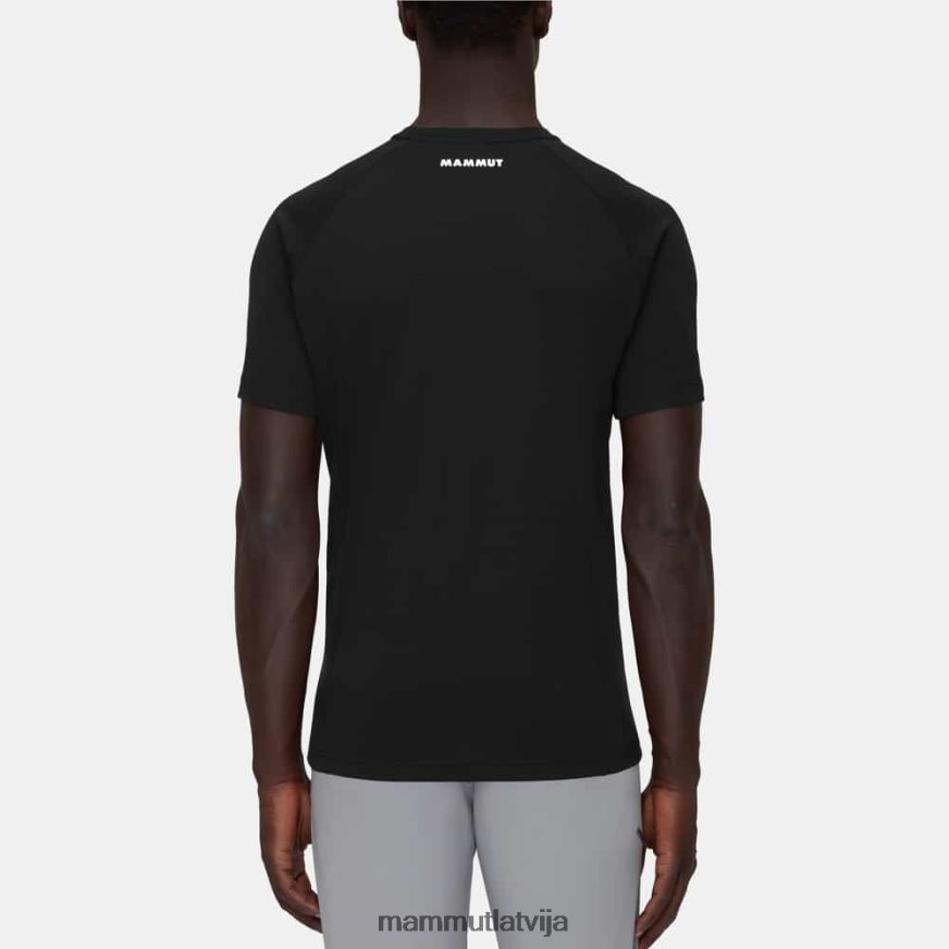 apģērbs Mammut aegility fl t-krekls melns vīriešiem 2TN48T239