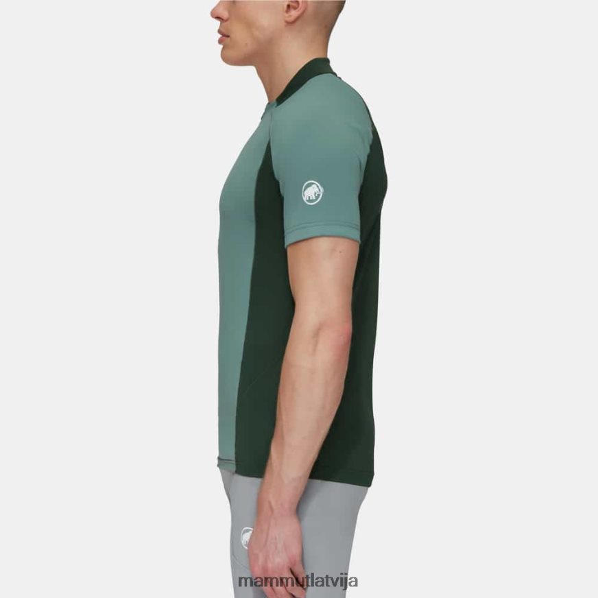 apģērbs Mammut aenergy fl half zip t-krekls tumši nefrītu koki vīriešiem 2TN48T854