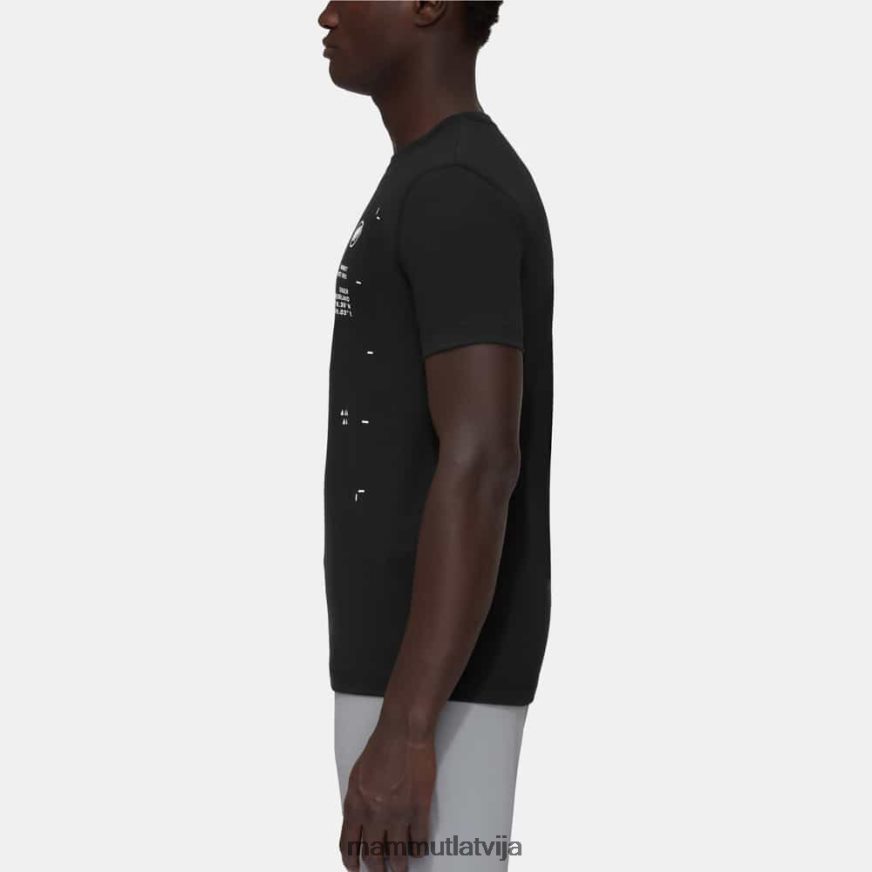 apģērbs Mammut galvenā t-krekla virsotne melns vīriešiem 2TN48T252