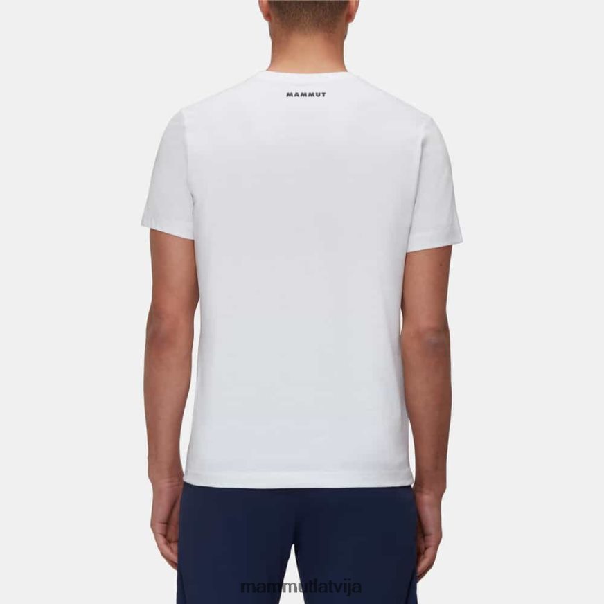 apģērbs Mammut galvenais t-krekls atstarojošs balts vīriešiem 2TN48T163