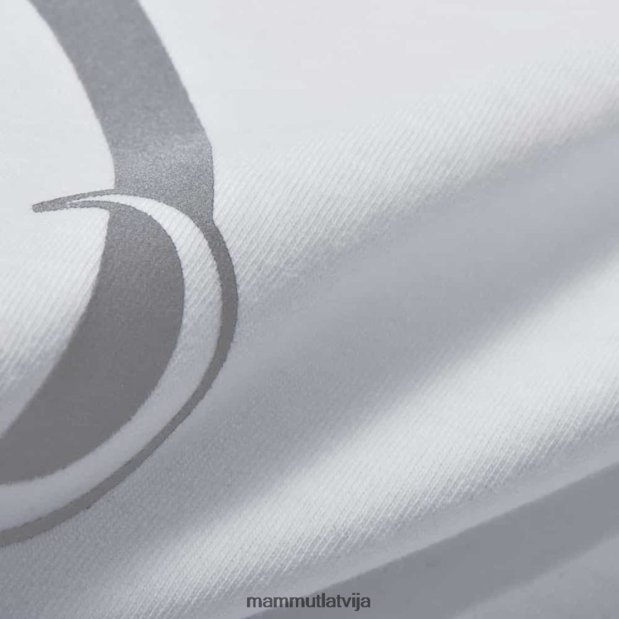 apģērbs Mammut galvenais t-krekls atstarojošs balts vīriešiem 2TN48T163