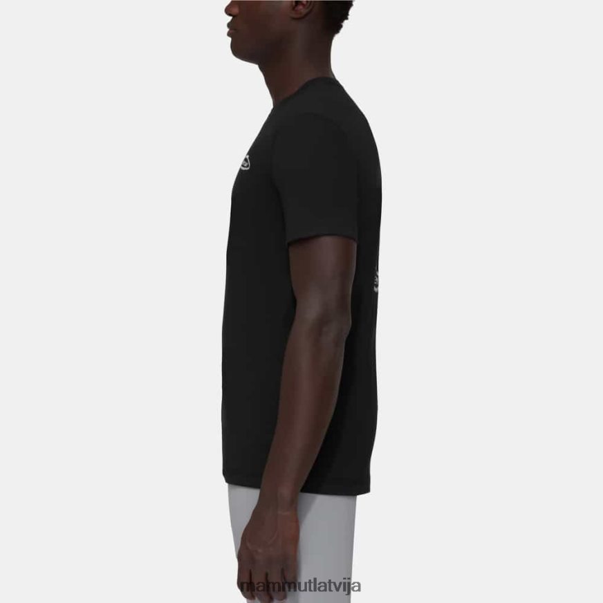 apģērbs Mammut galvenais t-krekls katru dienu melns vīriešiem 2TN48T114