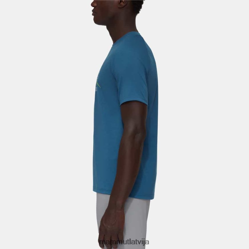 apģērbs Mammut kalnu t-krekls fujiyama dziļš ledus vīriešiem 2TN48T1088