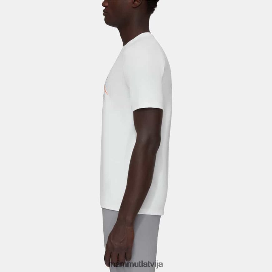 apģērbs Mammut kalnu t-krekls fujiyama gandrīz balts vīriešiem 2TN48T1086
