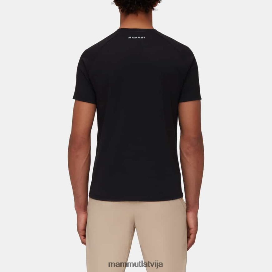 apģērbs Mammut kalnu t-krekls fujiyama melns vīriešiem 2TN48T247