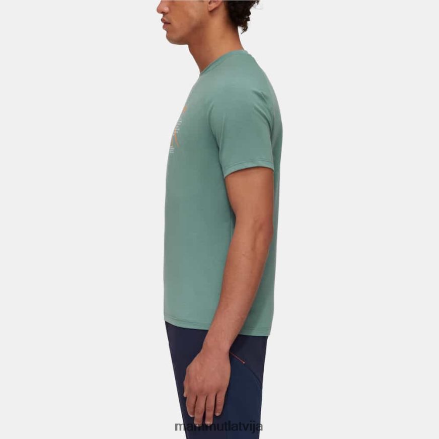 apģērbs Mammut kalnu t-krekls fujiyama tumšs skuķis vīriešiem 2TN48T1087