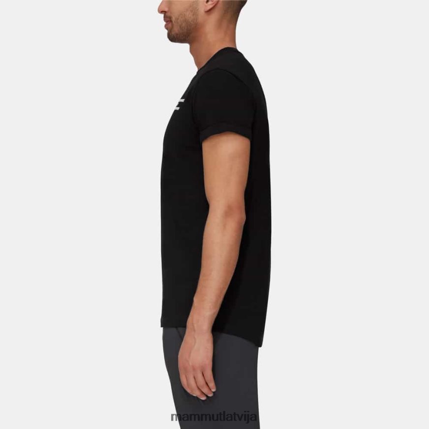 apģērbs Mammut kalnu t-krekls melns vīriešiem 2TN48T818
