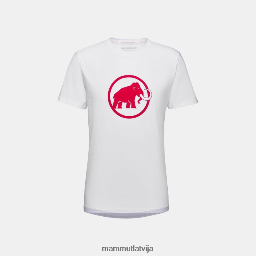 apģērbs Mammut klasisks t-krekls balts vīriešiem 2TN48T269