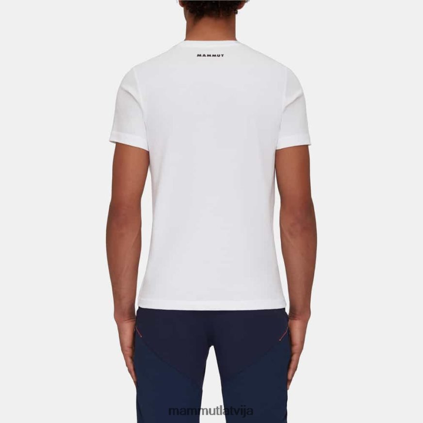 apģērbs Mammut klasisks t-krekls balts vīriešiem 2TN48T895