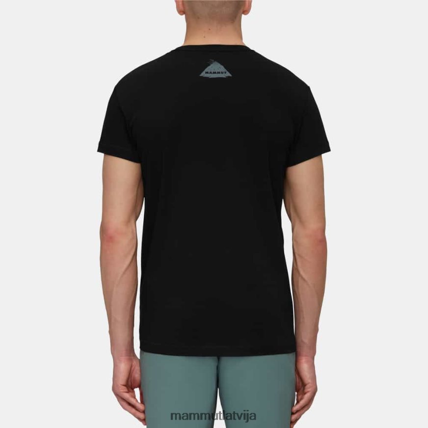 apģērbs Mammut massone kabatas t-kreklu alpīnists melns vīriešiem 2TN48T246