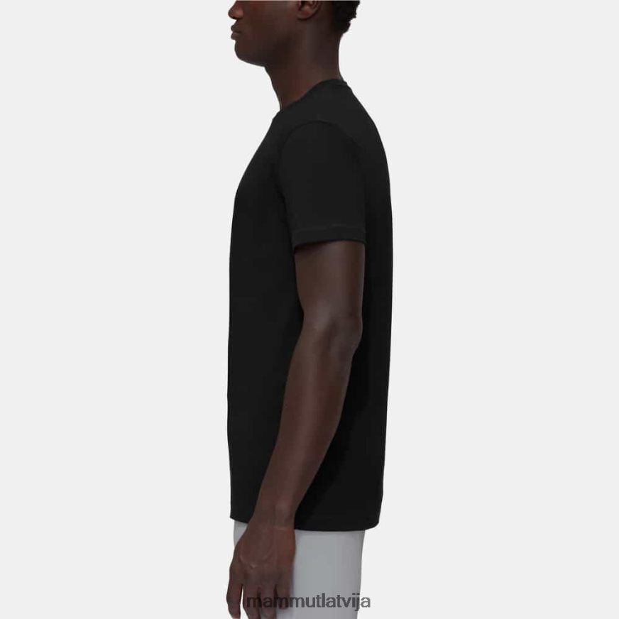 apģērbs Mammut massone t-krekla plāksteris melns vīriešiem 2TN48T152