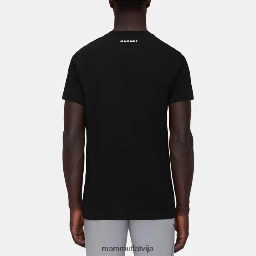 apģērbs Mammut massone t-krekla plāksteris melns vīriešiem 2TN48T152