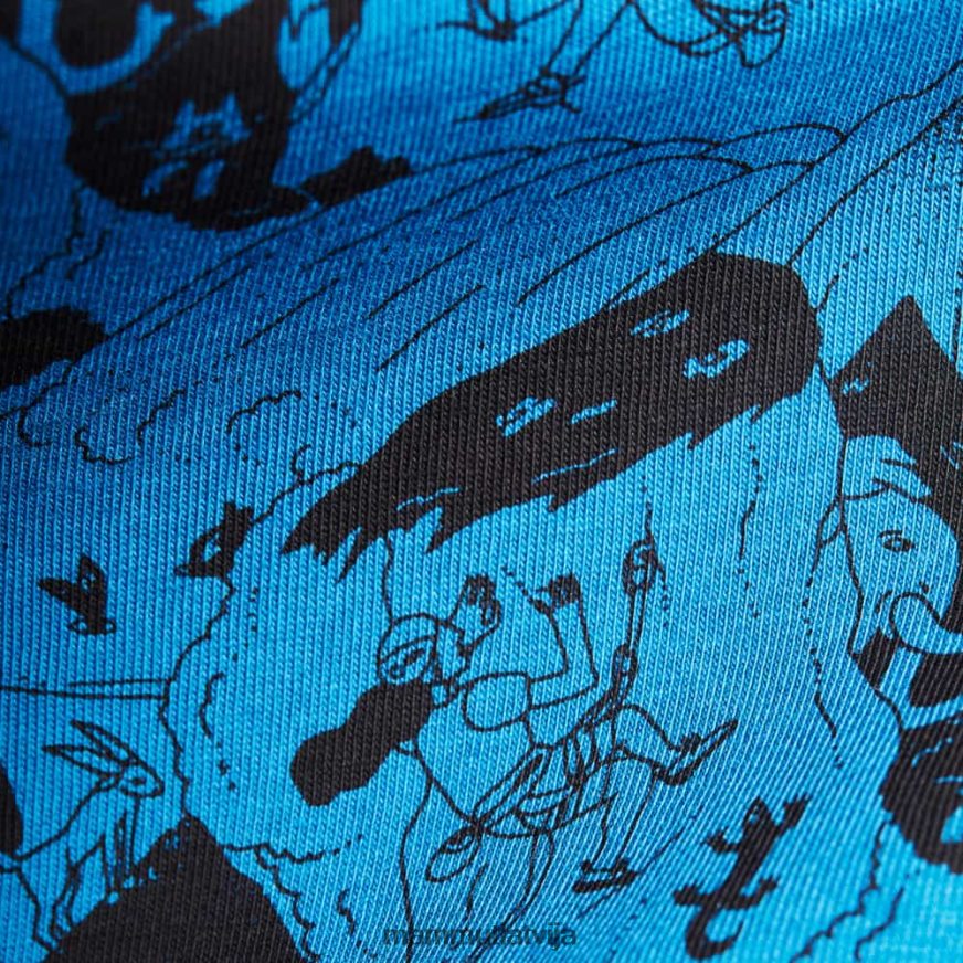 apģērbs Mammut massone t-kreklu kāpšanas aina dziļi ledus melns vīriešiem 2TN48T1108