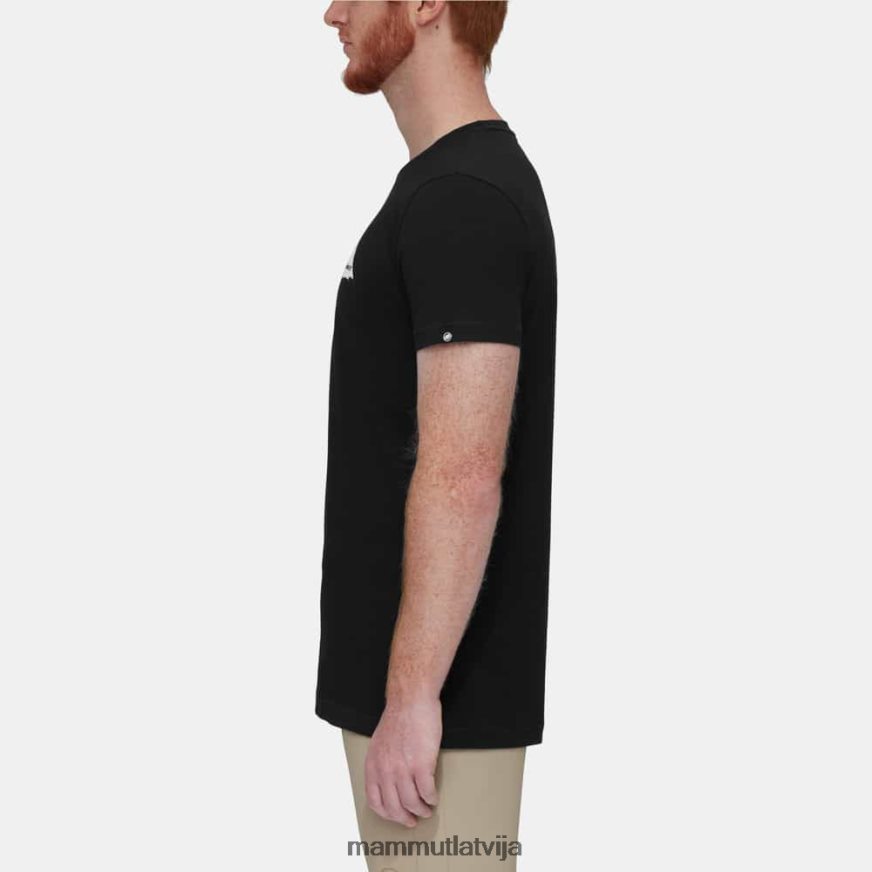apģērbs Mammut massone t-kreklu klints melns vīriešiem 2TN48T111