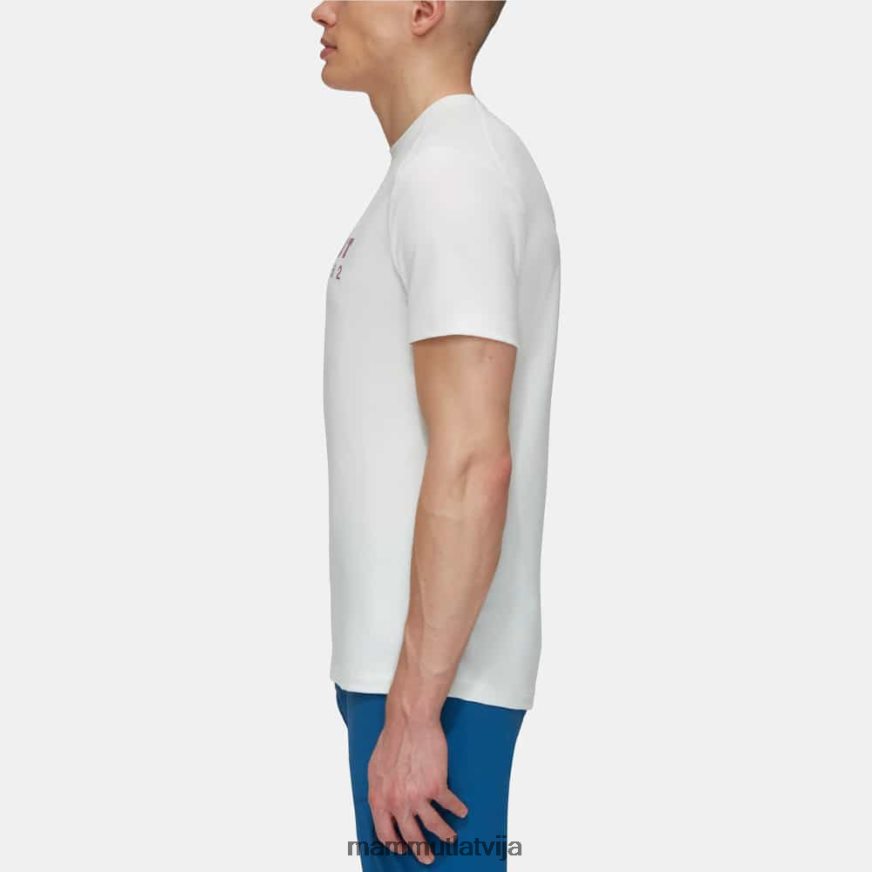apģērbs Mammut trovat t-krekla logotips gandrīz balts vīriešiem 2TN48T881
