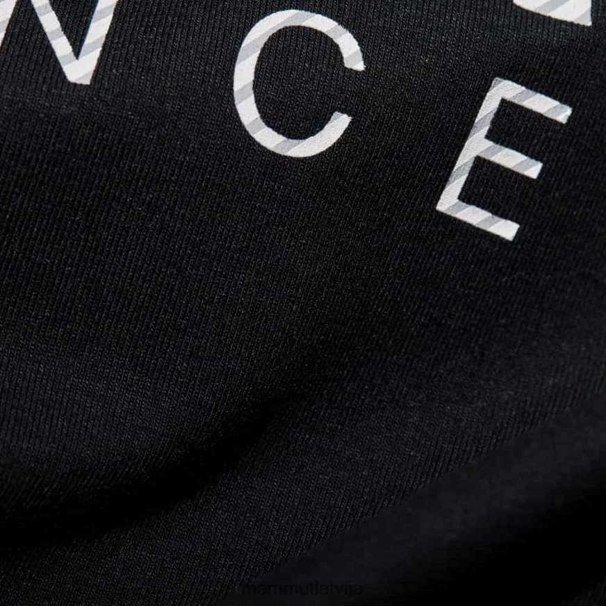 apģērbs Mammut trovat t-krekla logotips melns vīriešiem 2TN48T148