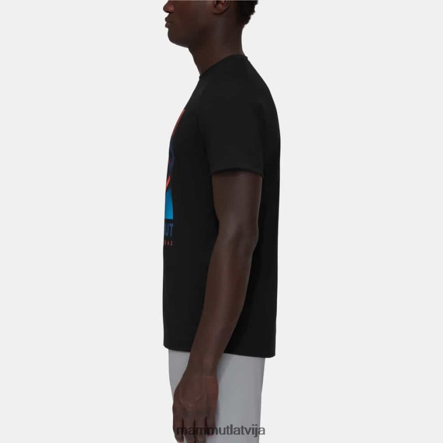 apģērbs Mammut trovat t-krekls melns vīriešiem 2TN48T147