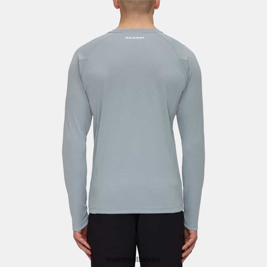 apģērbs Mammut aegility fl garām piedurknēm granīta melanža vīriešiem 2TN48T1128