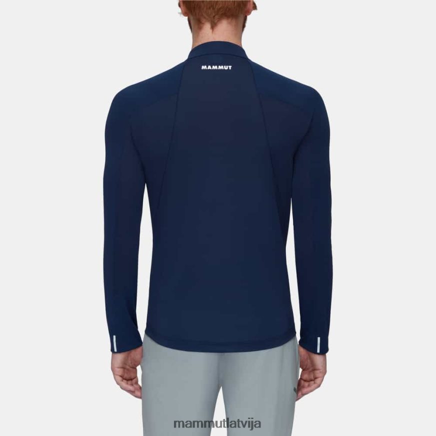 apģērbs Mammut aenergy fl puse ar rāvējslēdzēju garām piedurknēm jūras vīriešiem 2TN48T136