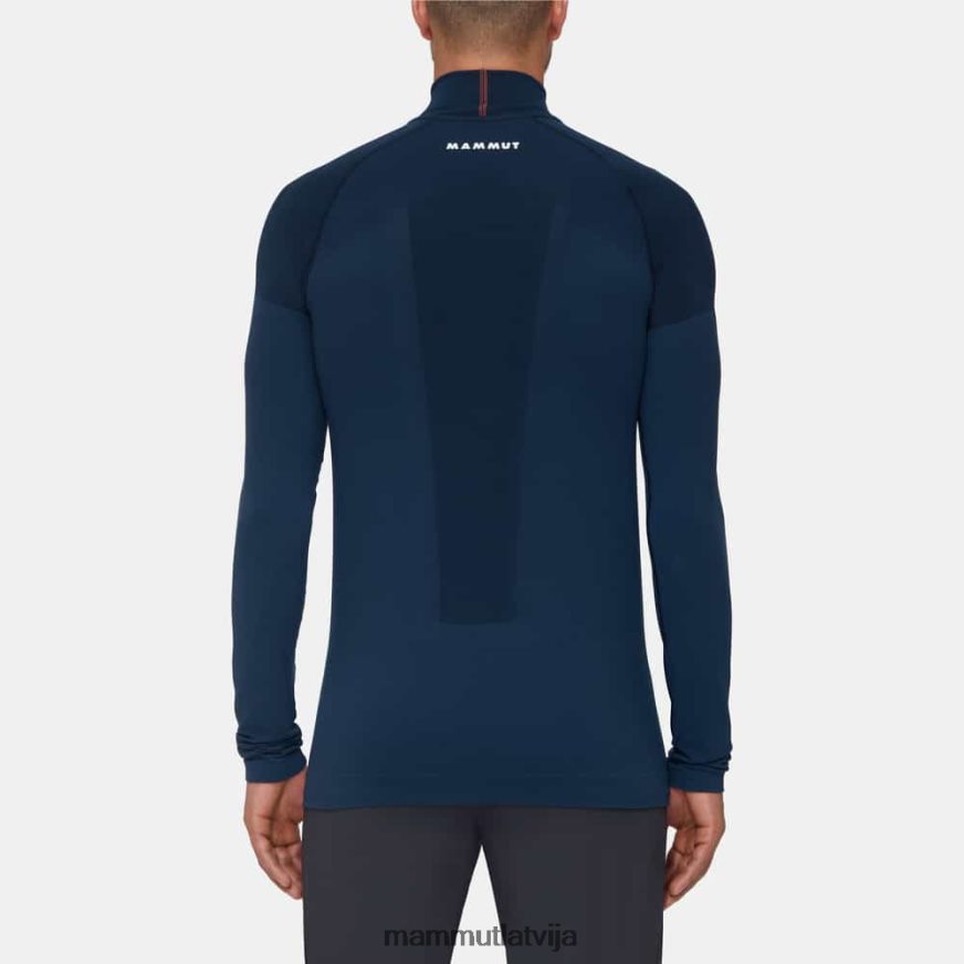 apģērbs Mammut pusgarās piedurknes ar rāvējslēdzēju jūras vīriešiem 2TN48T1050