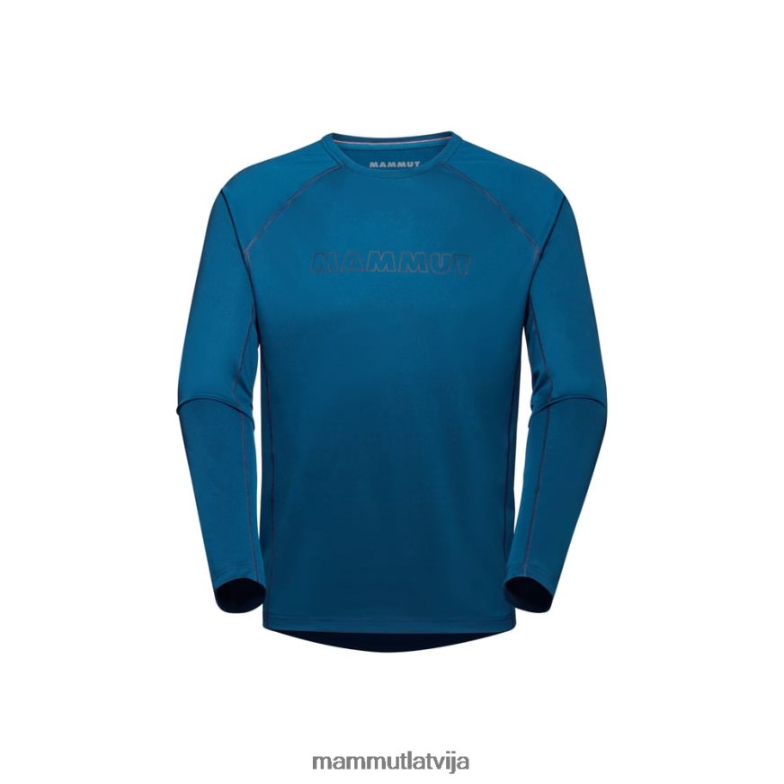 apģērbs Mammut selun fl longsleeve logo dziļš ledus vīriešiem 2TN48T871