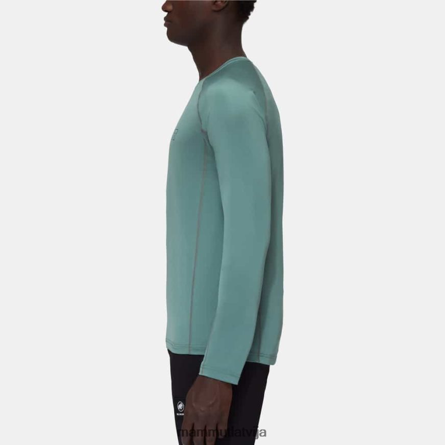 apģērbs Mammut selun fl longsleeve logo tumšs skuķis vīriešiem 2TN48T870