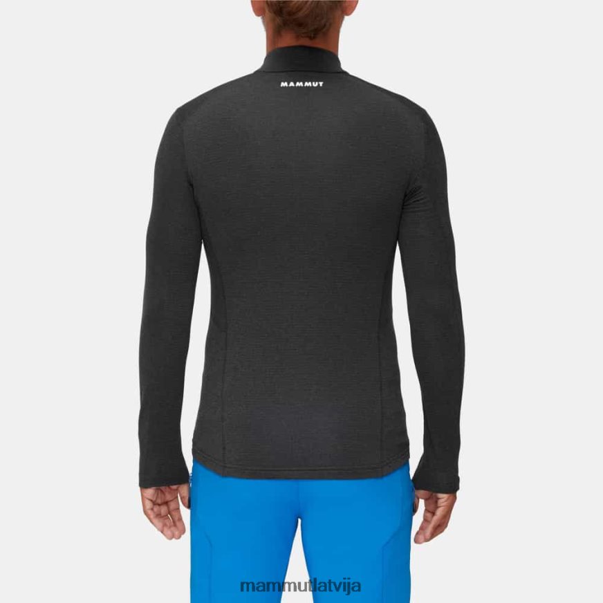 apģērbs Mammut aenergy light ml puse rāvējslēdzēja pull melns-fantoms vīriešiem 2TN48T937