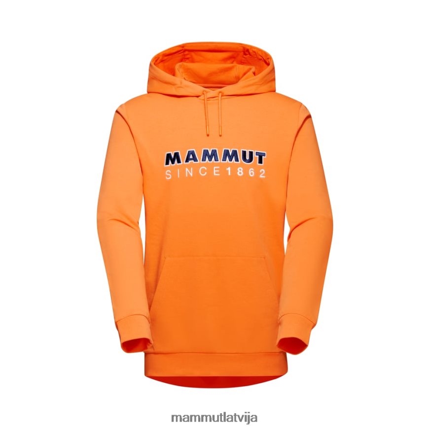 apģērbs Mammut ml hoody logo tumšais mandarīns vīriešiem 2TN48T1111