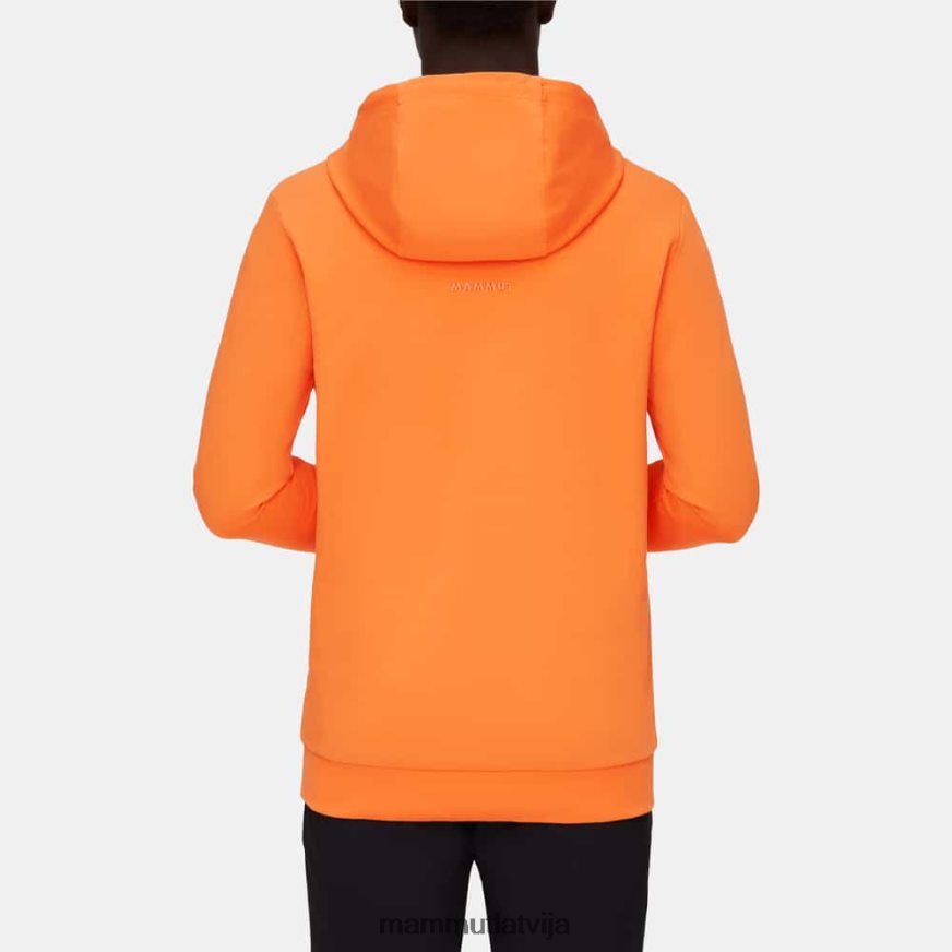 apģērbs Mammut ml hoody logo tumšais mandarīns vīriešiem 2TN48T1111